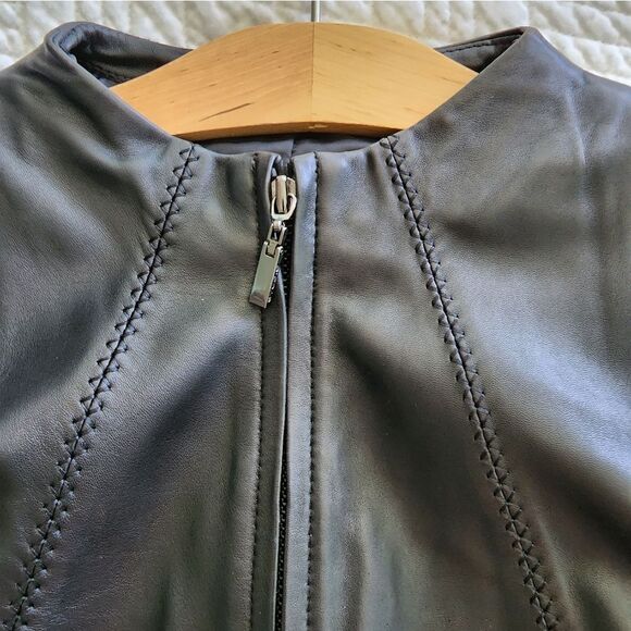 SIENNA STUDIO leather jacket G III - Picture 9 of 15